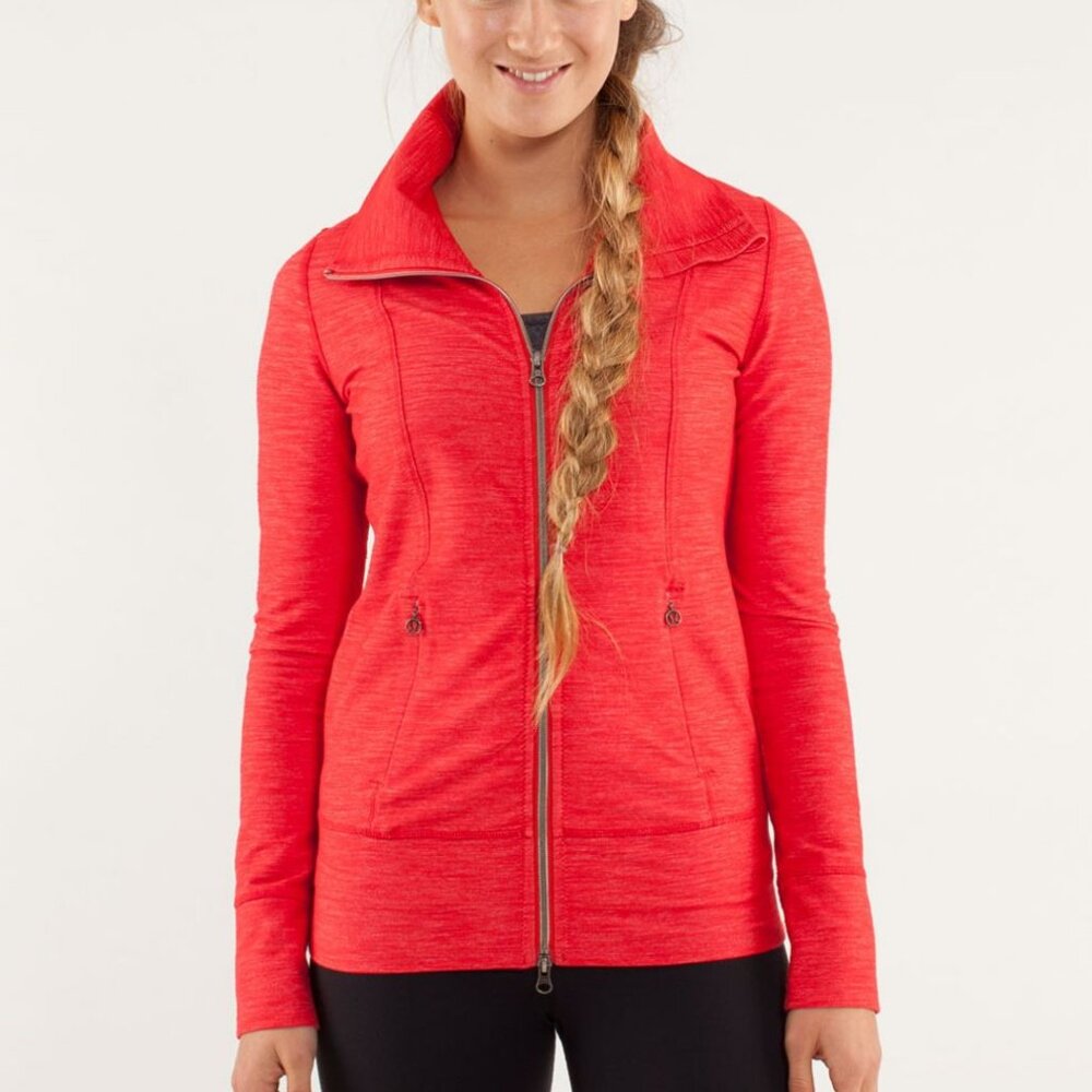 Lululemon Women's Daily Yoga Jacket - Red